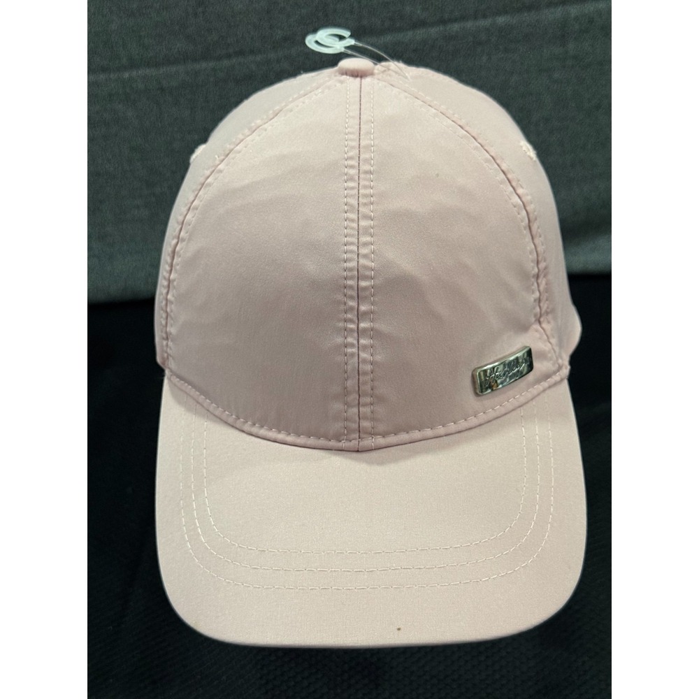 Hurley Baseball Cap Women's One Size Pink Classic Metallic Logo Comfortable Hat